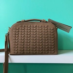 NEW! Taupe Antik Kraft Crossbody Bag